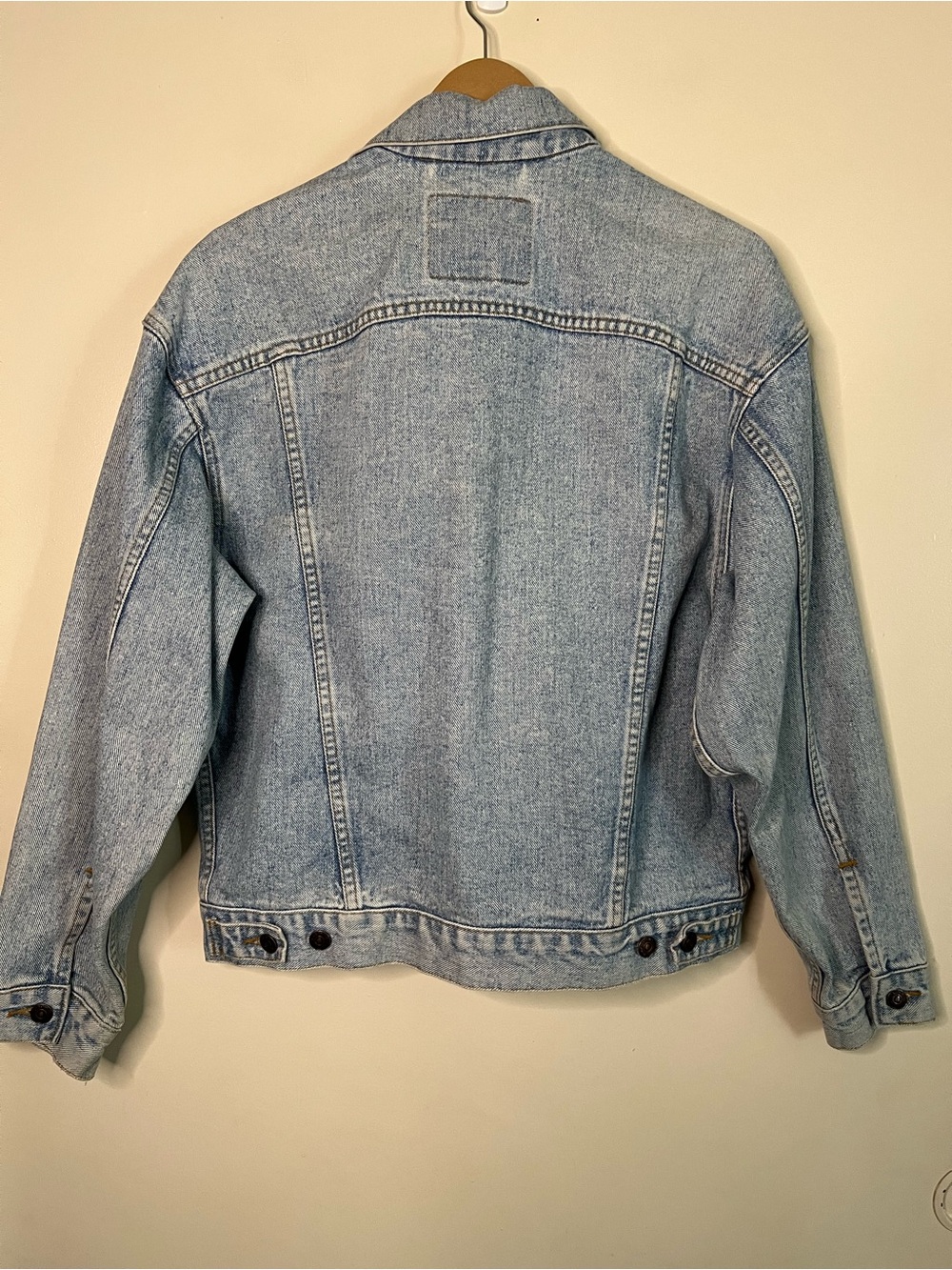 Vintage Levi's 70507 4834 HONG KONG Made Type III Denim Jean Trucker Jacket S - Picture 4 of 4